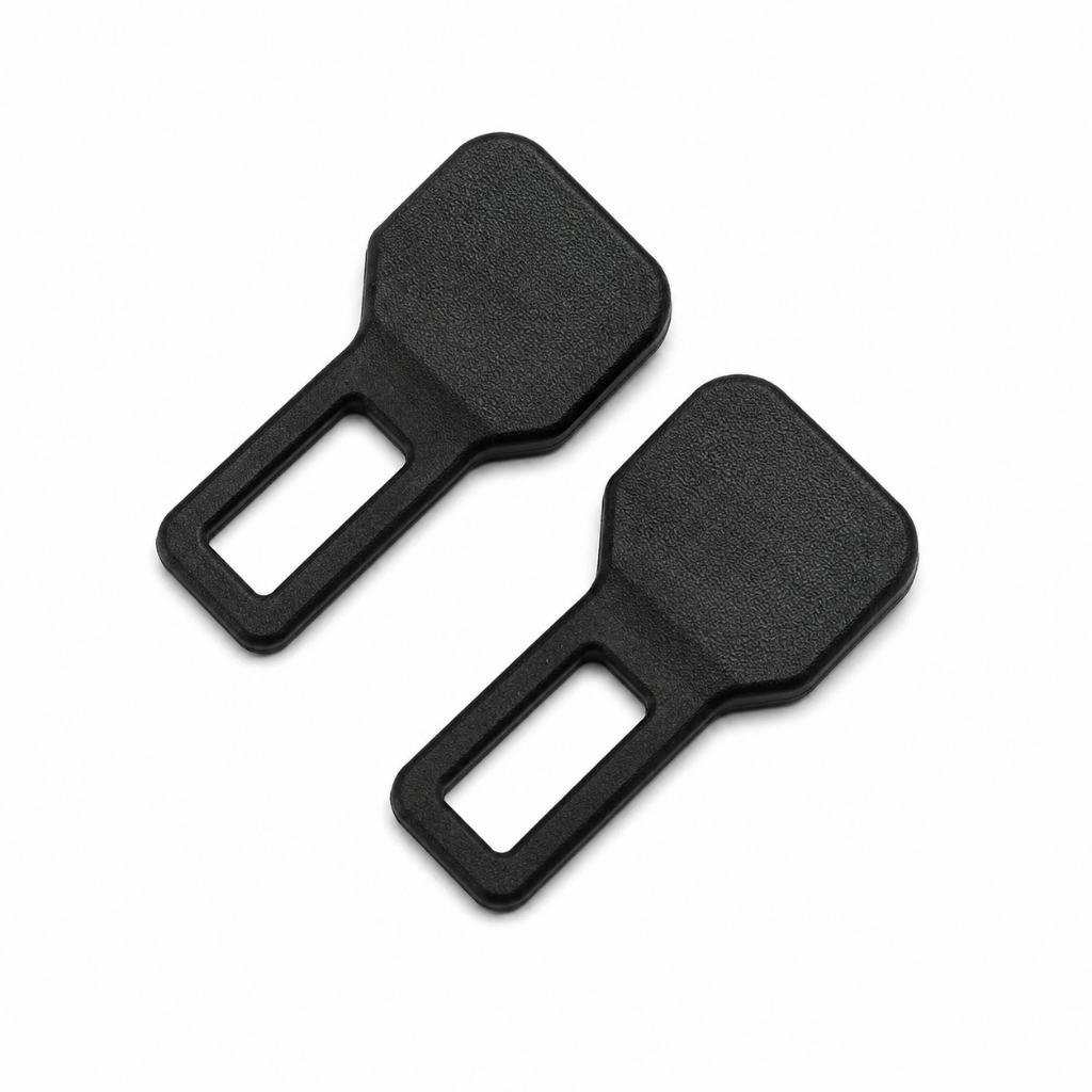 Fivela Lingueta Clip Cinto de Segurança Anti Alarme Sonoro Universal Carro 2 Unidades