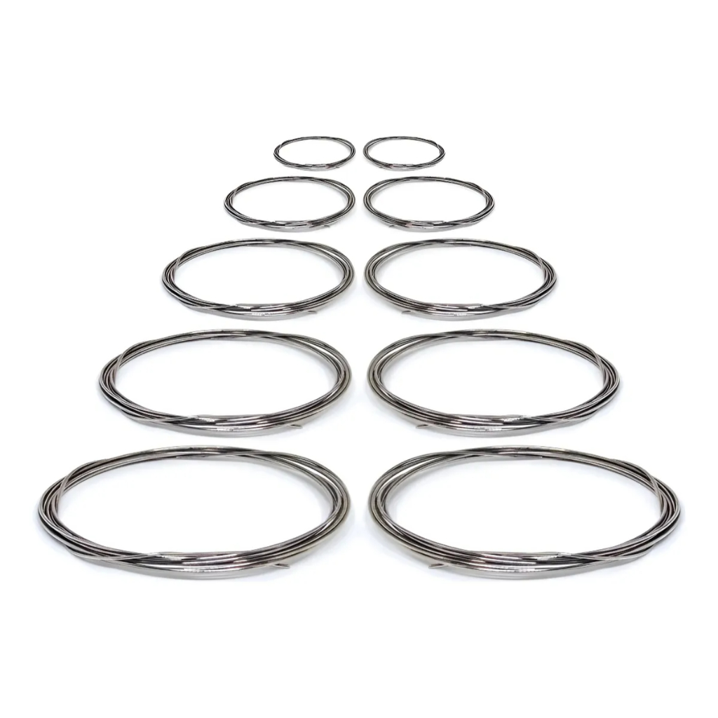 Arame Inox Universal Manopla 0.7mm Kit 10 Unidades Resistente Fixação Segura Moto Trilha Enduro