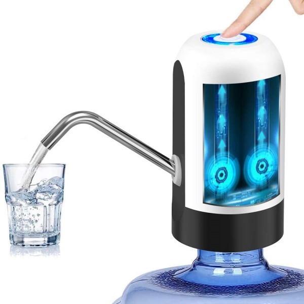 3 Unidade Bomba Elétrica De Galão Universal Com Carregamento Usb Portátil Para Galão Garrafão De Água Promoções