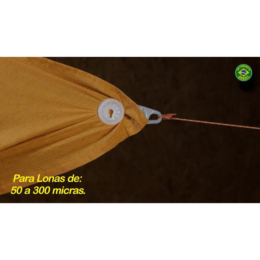 Presilha Cortina Esticador e prendedor universal para lonas, tecidos e afins MaxClip (Pacote com 04 unidades)