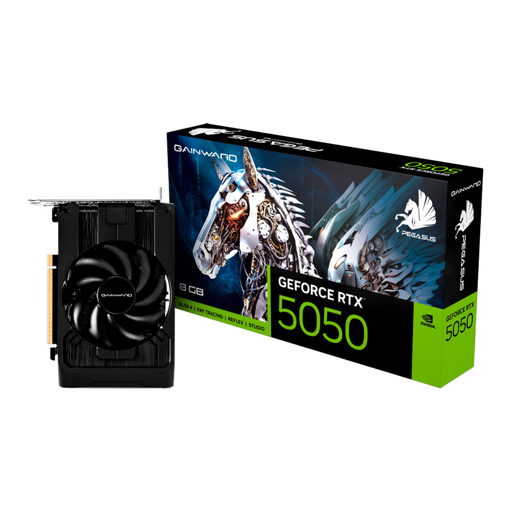 Placa de vídeo GeForce RTX 5050 Pegasus 8GB GDDR6 128Bits Gainward- NE65050019P1-GB2070E