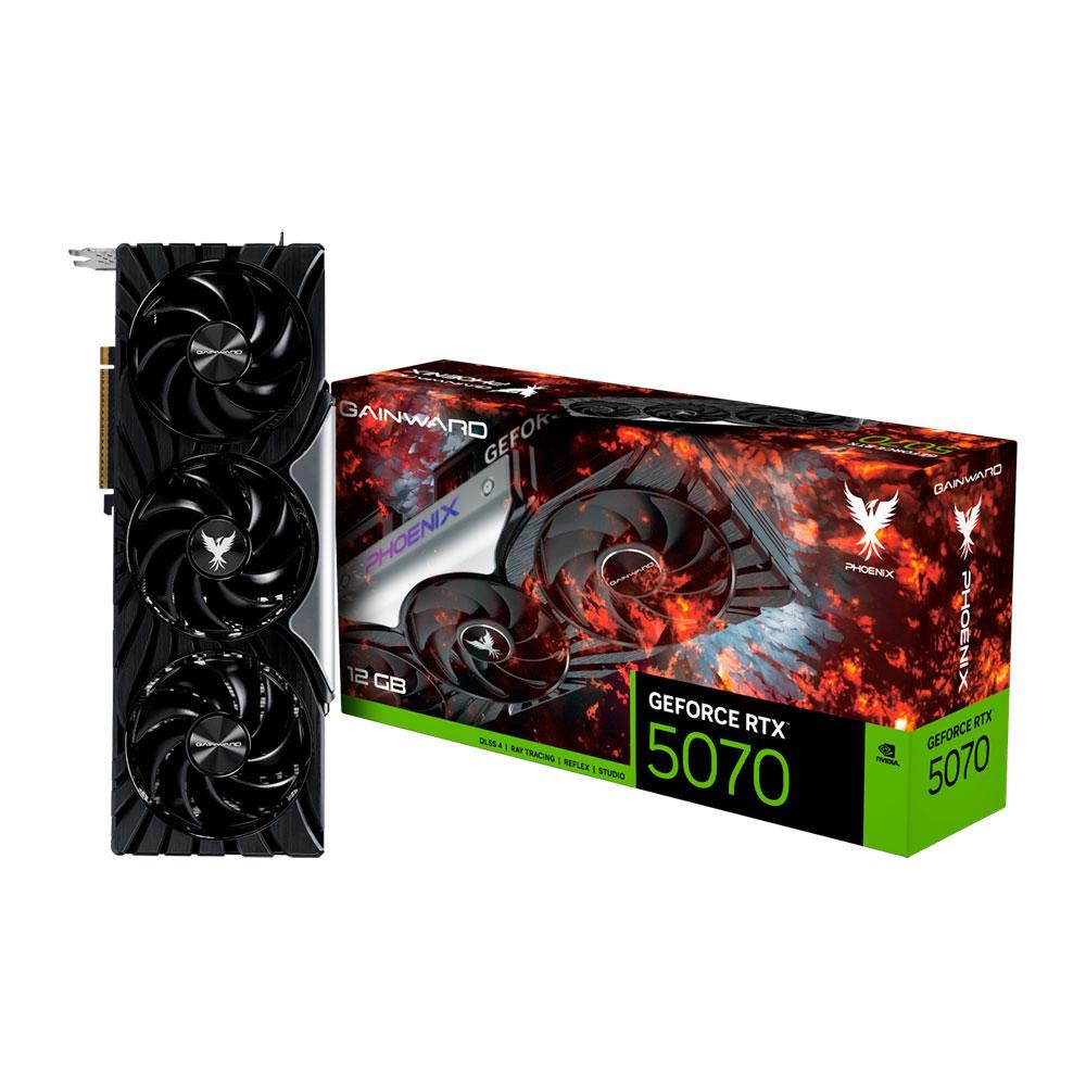 Placa De Video Gainward Geforce Rtx 5070 Phoenix 12gb Gddr7 192bits Ne75070019k9-gb2050x