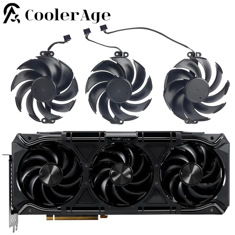 iNew 90MM TH9520B2H-PCB01 Ventilador De Placa Gráfica Para Gainward GeForce RTX 4090 4080 4070 Ti Phantom De Vídeo Fanx