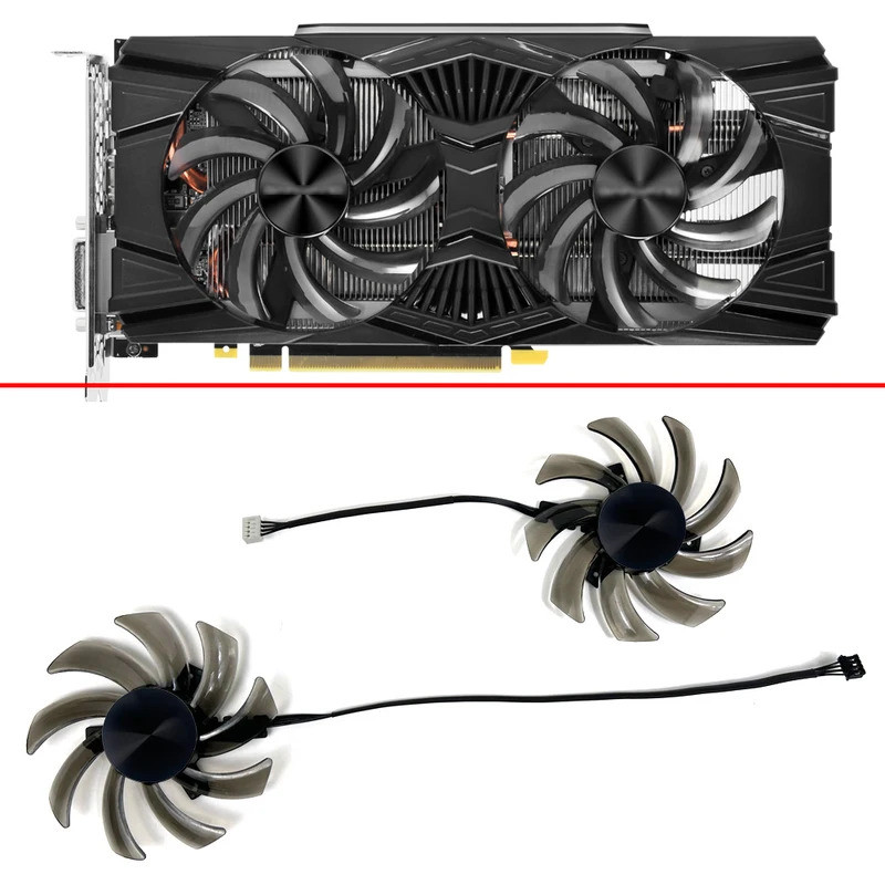 * Novo 87MM 4PIN GA91S2U Ventilador De Resfriamento GTX1660 GTX 1660Ti Refrigerador Para Gainward GeForce 1660 Ti Ghost