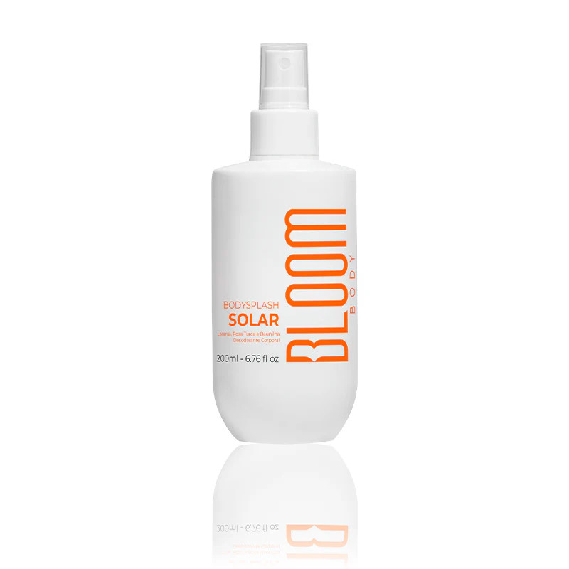 Body Splash Solar 200ml Bloom Perfume Corporal Aroma Vibrante e Refrescante