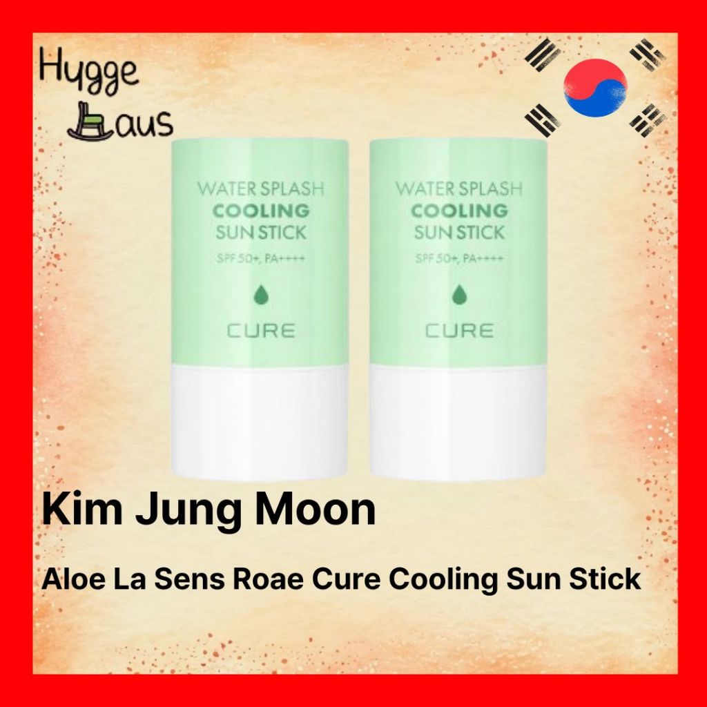 【KJM Aloe】La Sens Roae Cure Sunscreen SPF50+ PA+ 23g x2 Protetor Solar Refrescante Aloe UV Care Hidratante