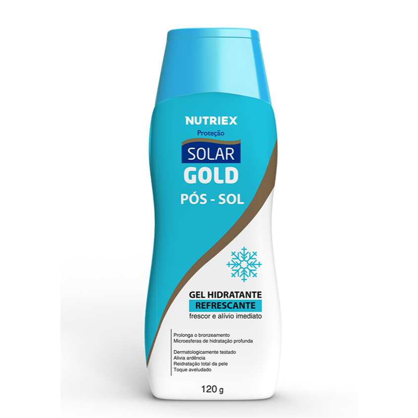 Pós Sol Gel Hidratante e Refrescante 120g Solar Gold