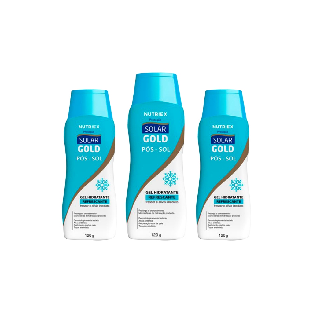 Pós Sol Gel Hidratante e Refrescante 120g Solar Gold
