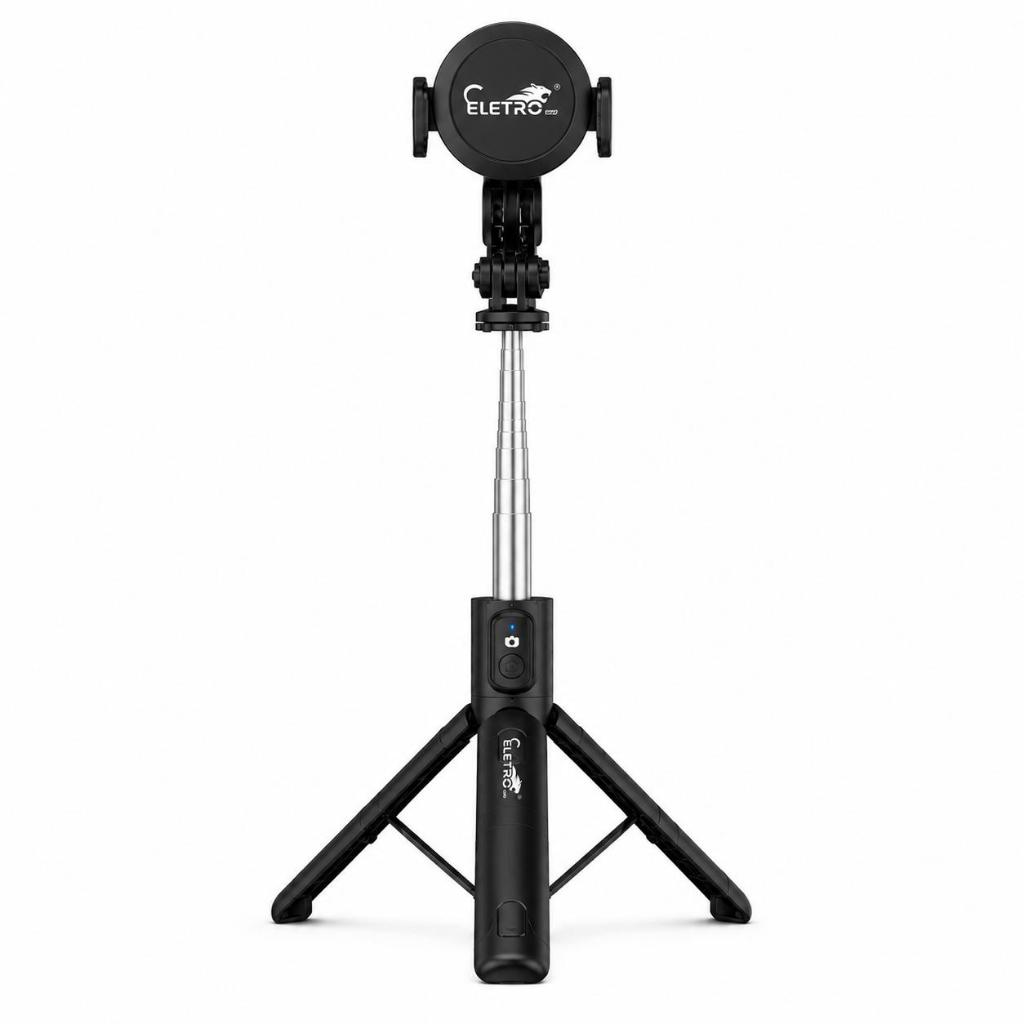Bastão Selfie Magnético Tripé Bluetooth 106cm Controle Remoto Compatível MagSafe Android iPhone EL-7023 top