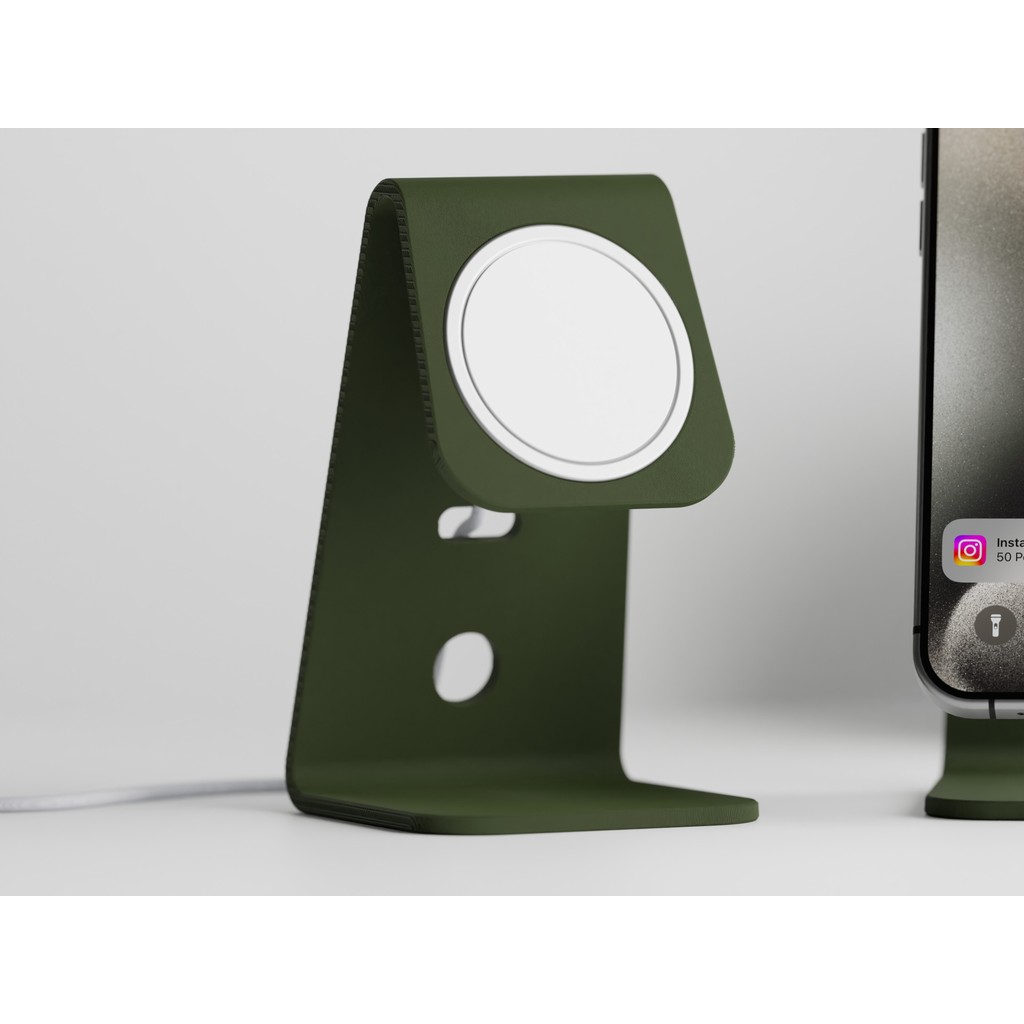 Suporte Celular MagSafe Mesa Base Carregador Android/Iphone