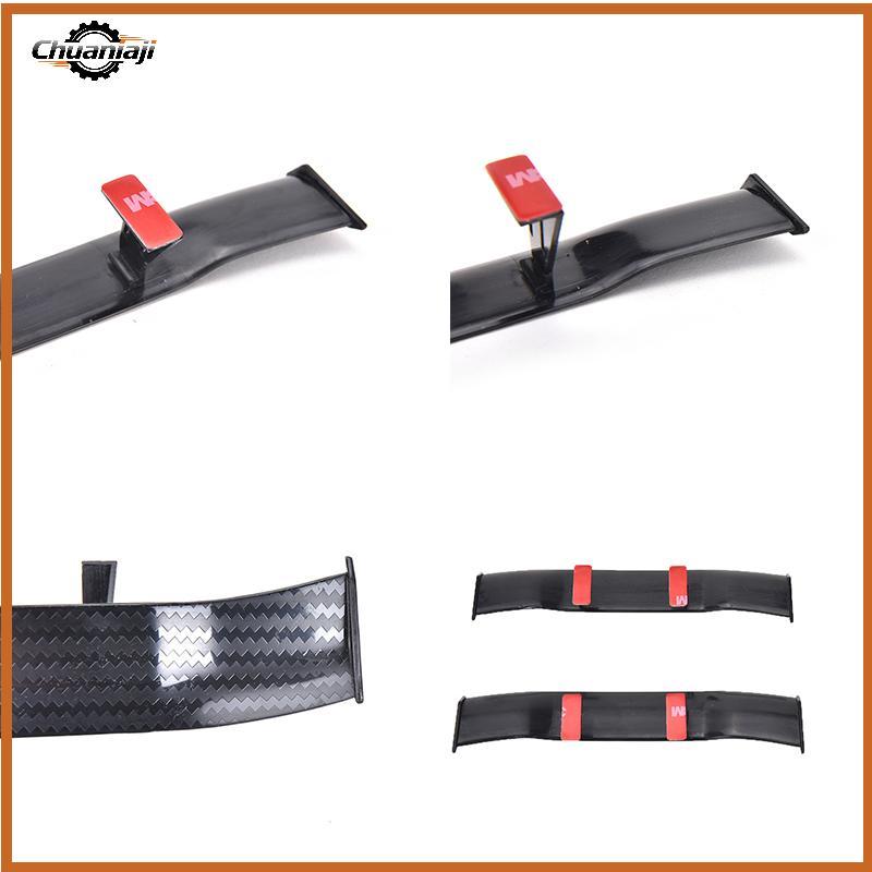 Chuaniaji Universal Mini Spoiler Auto Car Tail Decoração Asa Fibra De Carbono BR