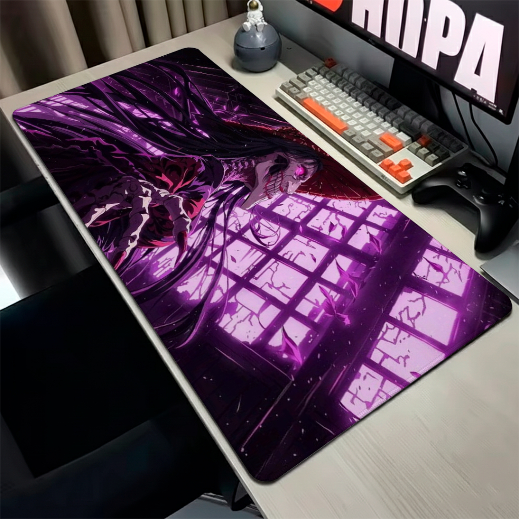 MousePad Speed Gamer Liso Confortavel Com Base Antiderrapante E Bordas Costurdas Com Estampa De Anime Estilosa Detalhada