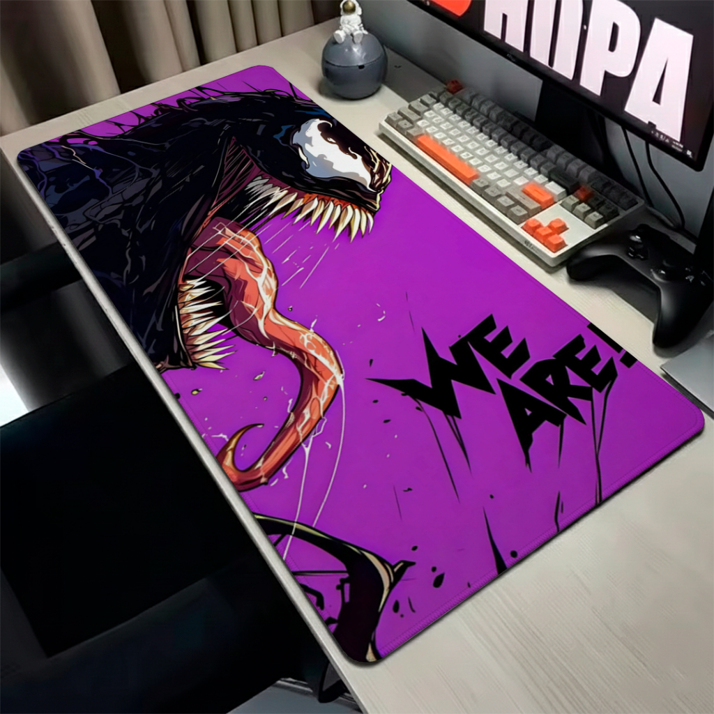 MousePad Speed Gemer Liso Sem Relevos Com Bordas Costuradas E Base Antiderrapante Com Personalização De Anti-Heroi
