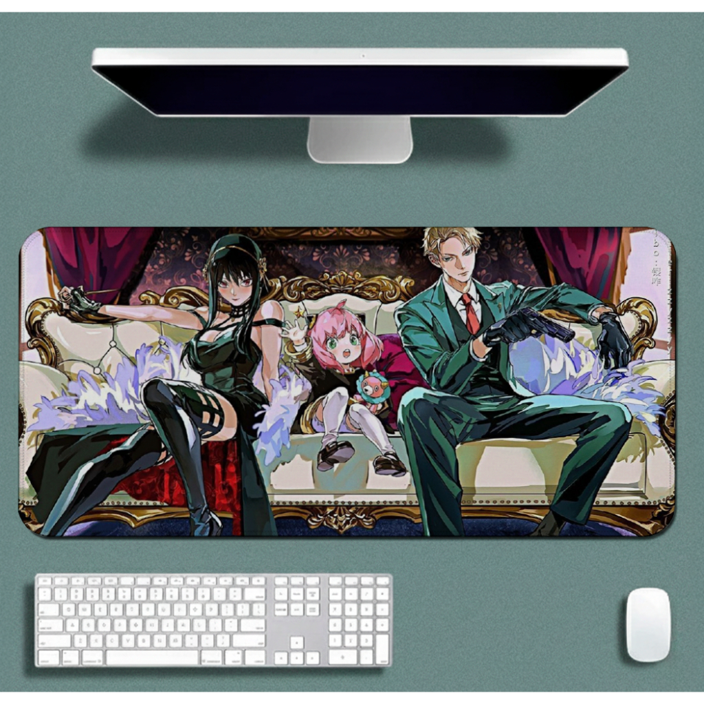 MousePad Speed Gamer Liso Confortavel Com Base Antiderrapante E Bordas Costurdas Com Estampa De Anime E Varios Tamanhos