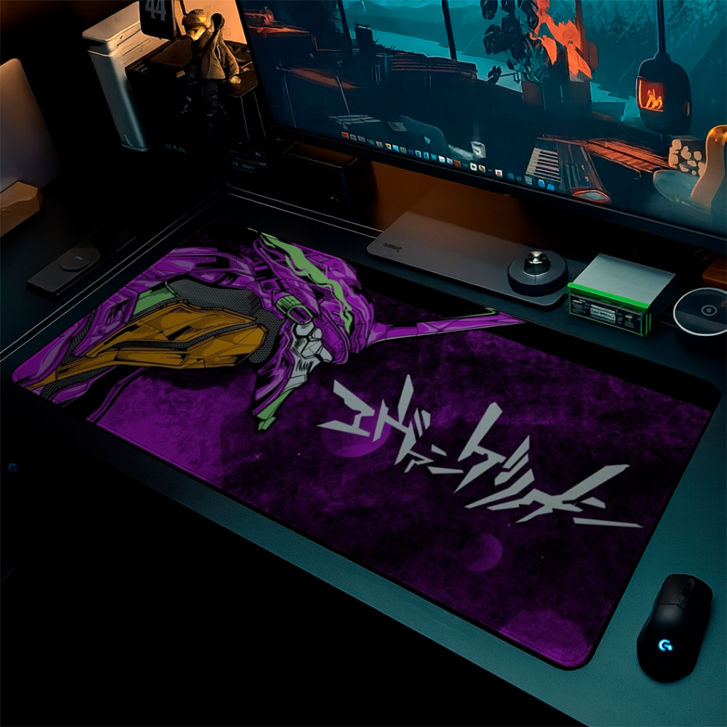 MousePad Gamer Speed Liso Macio Com Base Antiderrapante E Bordas Costurdas Com Estampa De Anime Estilosa Varios Tamanhos