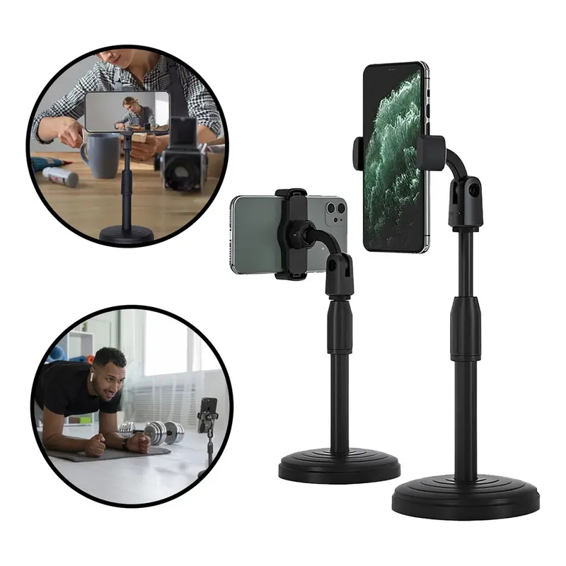 Suporte Para Celular De Mesa Articulado Portátil Selfie 360º Universal Pronta Entrega KA-1092