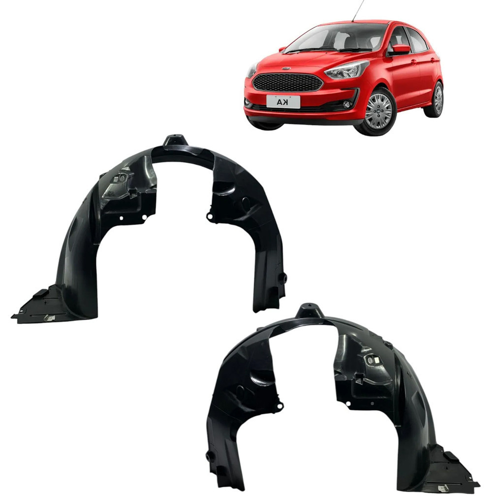 Parabarro Ford KA 2014 2015 2016 2017 2018 2019 2020 2021 2022 2023 Protetor Dianteiro Par