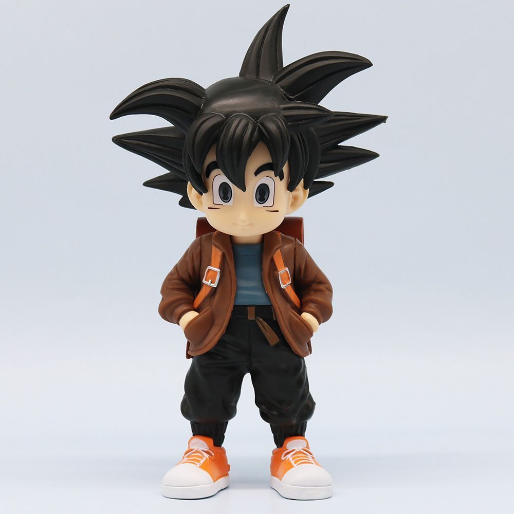Mochila escolar Goku Dragon Ball figura série Anime na moda jogar GK modelo boneca bonito decoração de mesa presente ani