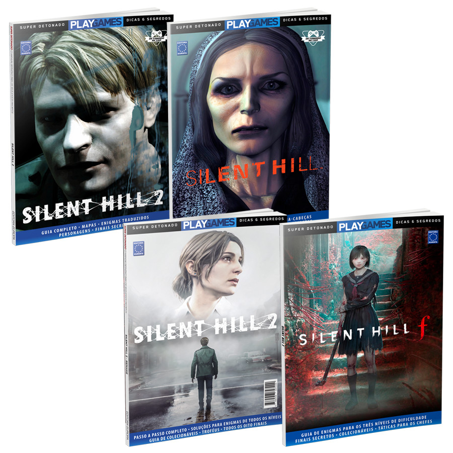 Kit Super Detonados Silent Hill - 4 Livros