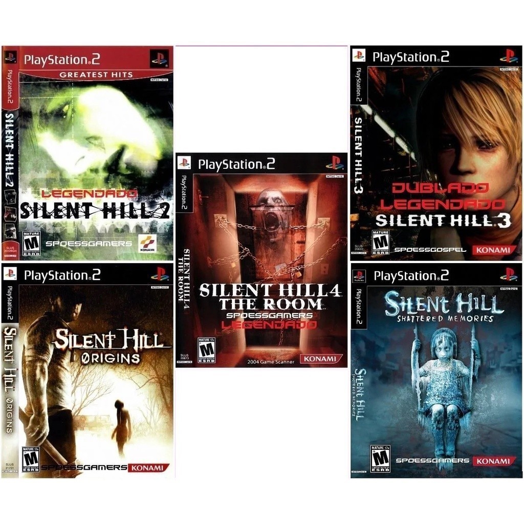 PS2 JOGOS  SILENT HILL TERROR kit  2 Variados Super kit PS2 Diversão Garantida