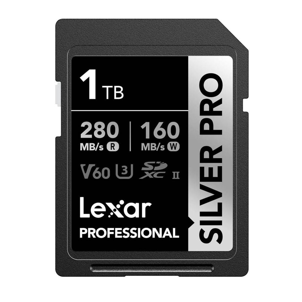 Cartão de Memória SDXC Lexar 1TB Silver Pro 280MB/s V60
