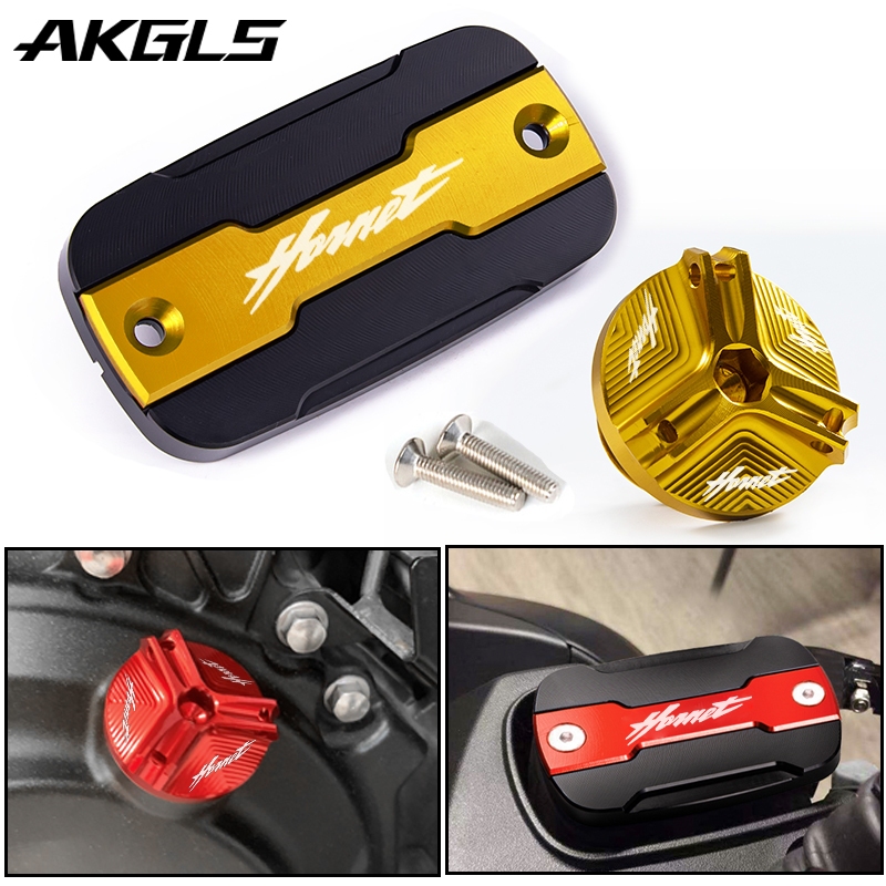 Para HONDA goldwing gl1800 Hornet 600 900 CB600F 2007-2012 Tampa Do Tanque De Fluido De Freio Dianteiro Da Motocicleta +