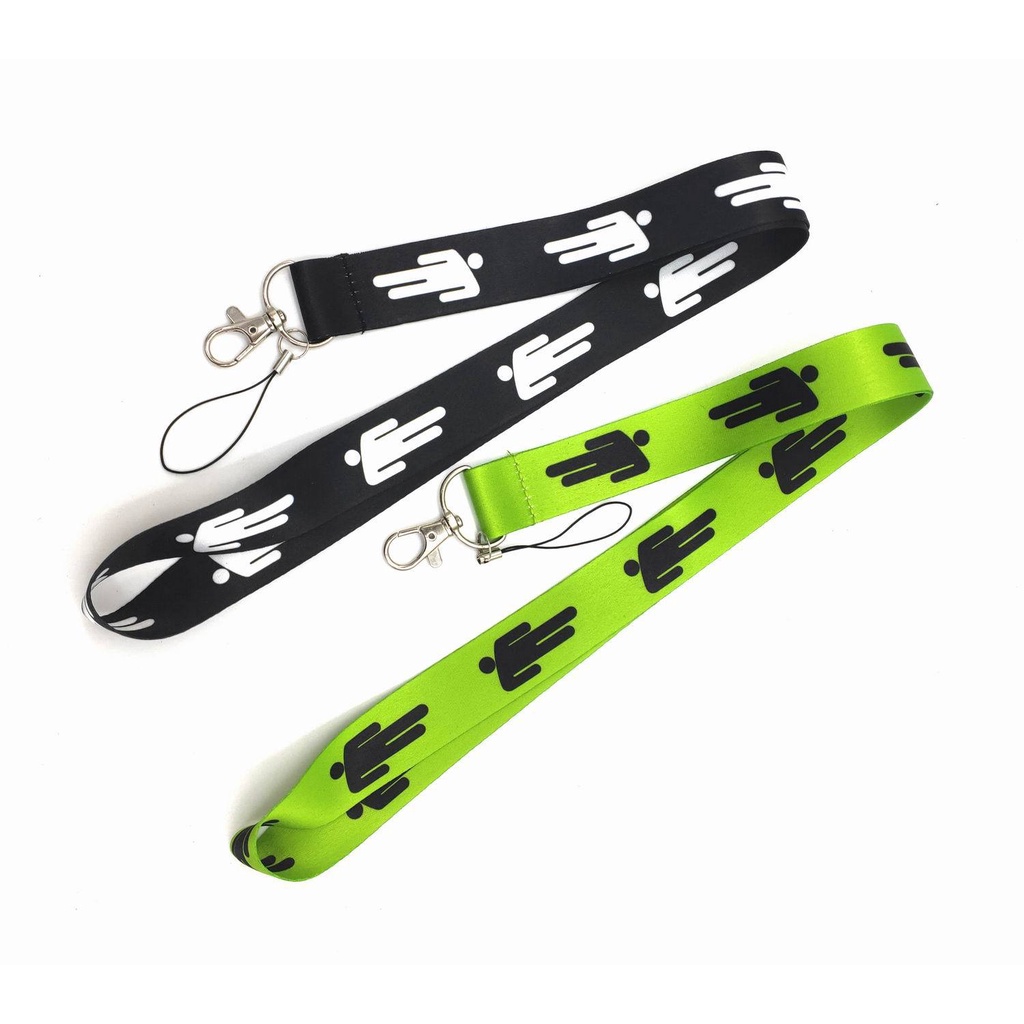 Billie Eilish Celebrity Mobile Phone Strap Long Badge Camera Strap Pendurado Pescoço Cordão