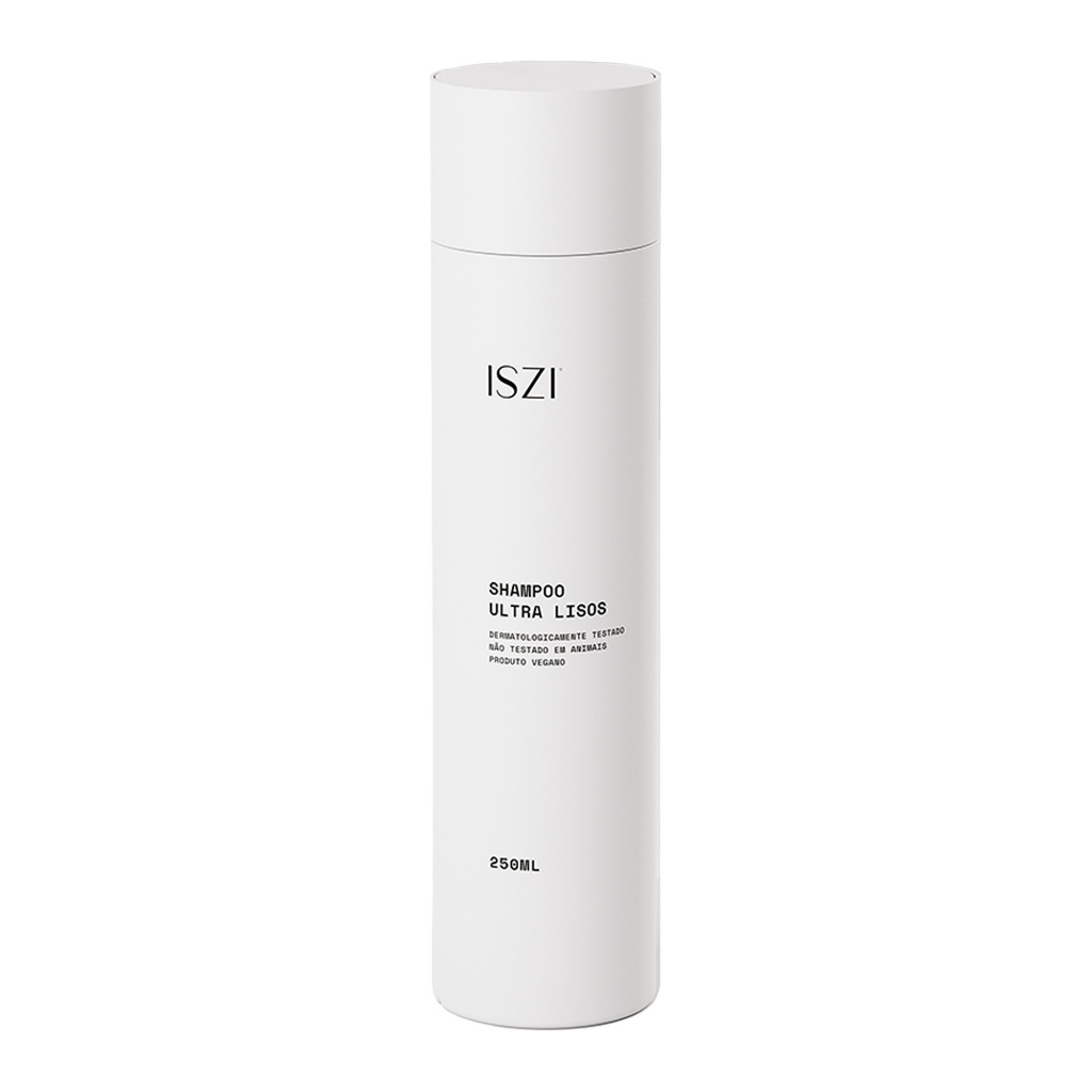 Shampoo Ultra Liso ISZI 250ml | Efeito Liso, Blindagem dos Fios, Brilho Intenso e Controle de Frizz