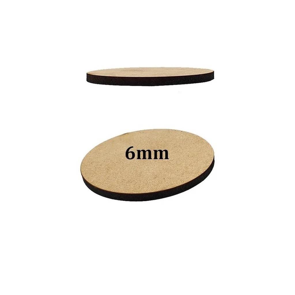 Kit Mandala Bolachas no MDF 6mm x Ø20cm Crú Círculo aplique decoração bolacha