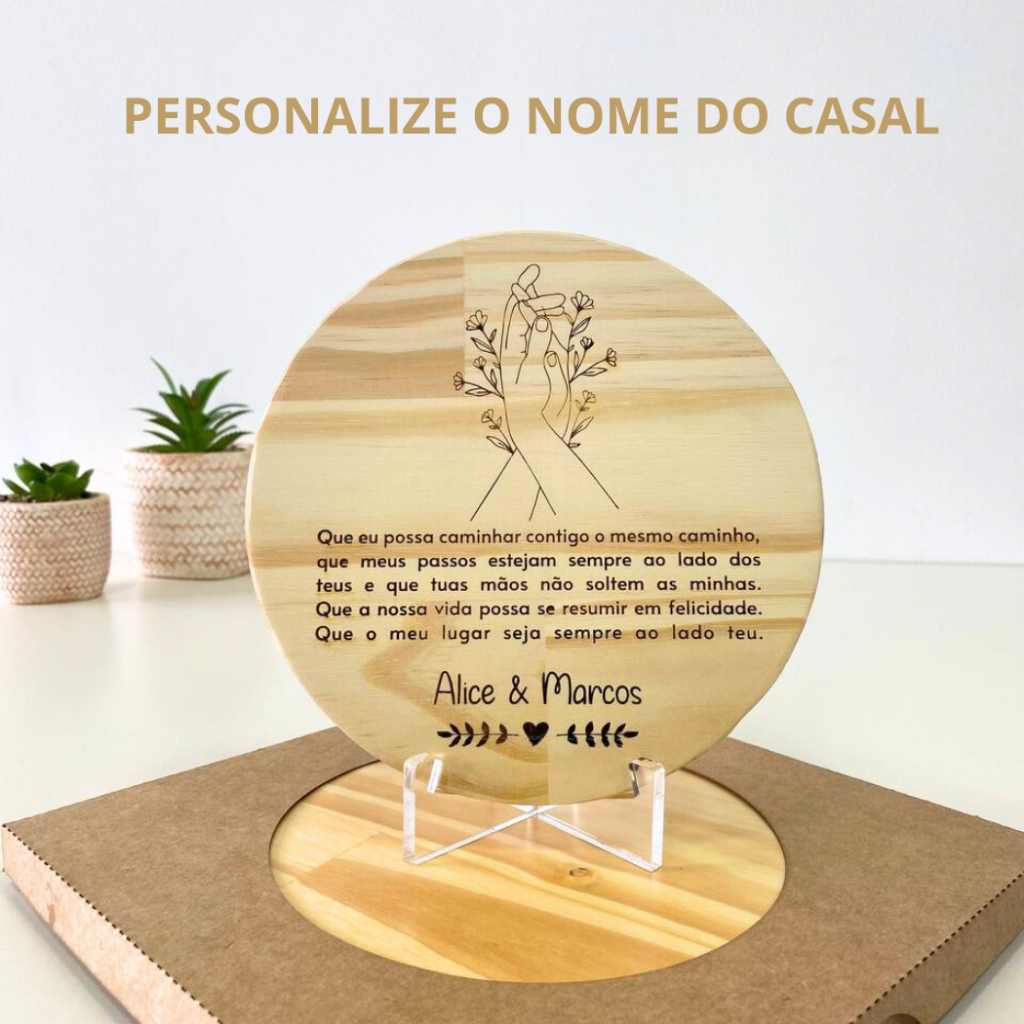 Quadro Decorativo Dia Dos Namorados Casal Bolacha Pinos Personalizada Presente Para Dia dos Namorados Itens Decoração