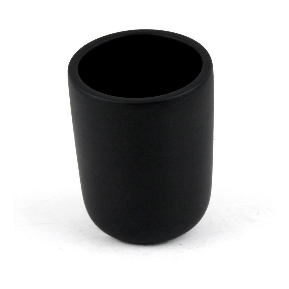 Porta Escova Caneta Makeup Cimento Preto Matte