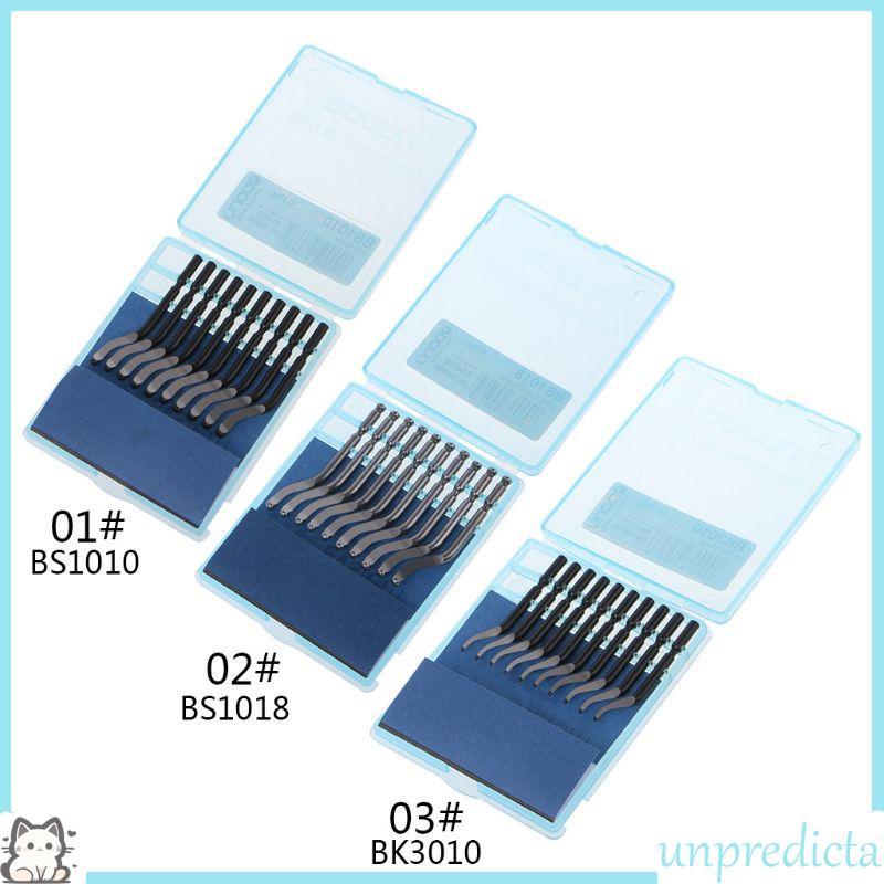 UNPR 10 PCS Rotativa Aço Rápido BS1010 BS1018 BK3010 Alumínio Cobre