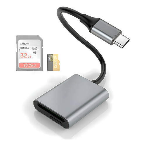 Leitor de Cartão SD/Micro SD USB 3.0 e USB-C – Adaptador de Memória Alta Velocidade