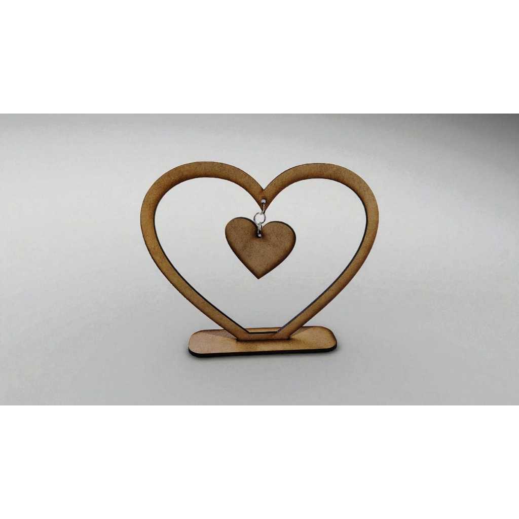 Decoraçao com pingente em mdf para mesa,estantes etc