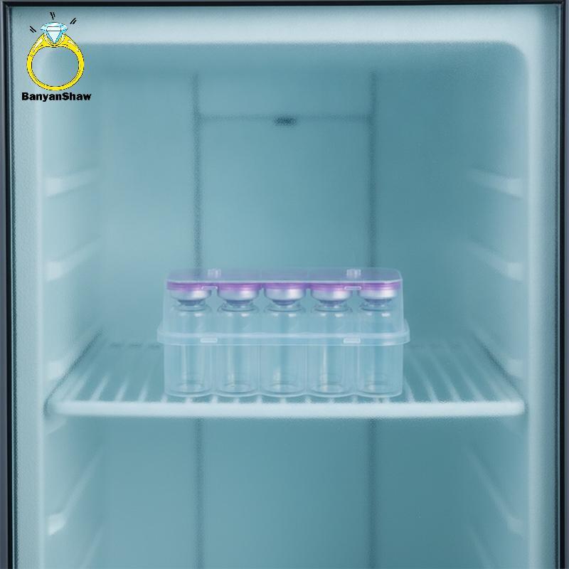 [BANY] Estojo De Armazenamento De Peptídeos , Mini Recipiente De Frasco À Prova De Umidade , Adequado Para Garrafas De 3
