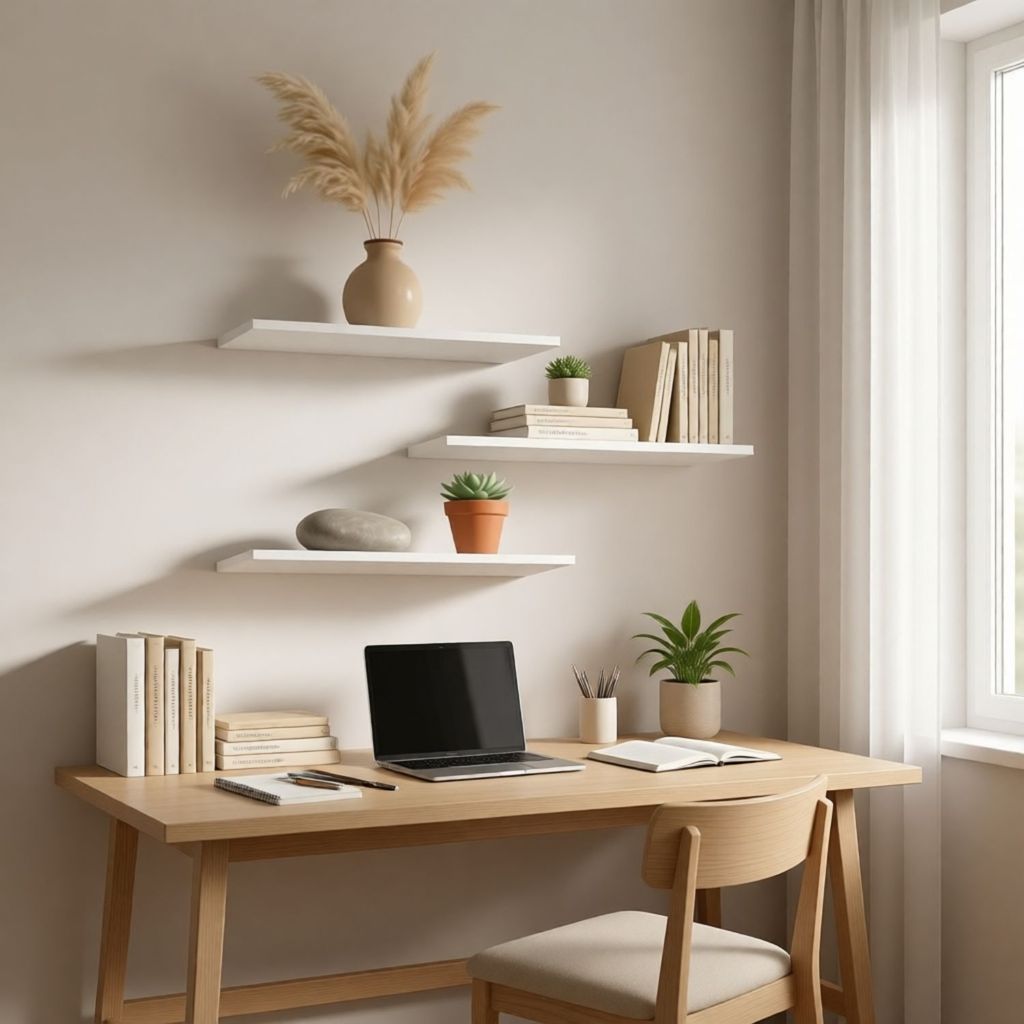 Kit 3 Prateleiras Parede 60cm MDF Nicho Sala Quarto Cozinha