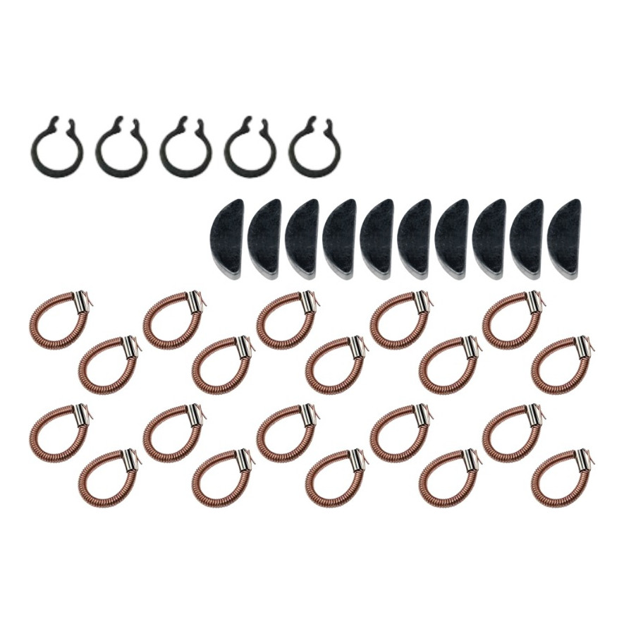 Serra Marmore Makita 4100H Anel Trava Chaveta Pequena Mola Porta Escova Kit 10 de Cada