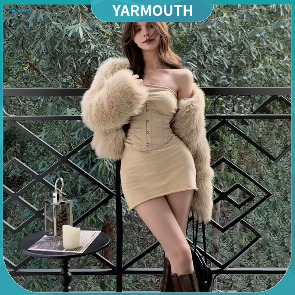 Soft Faux Fur Jacket for Women Plush Cardigan Coat Women’s Autumn Winter Warm Loose Furry for Street Office Date for S