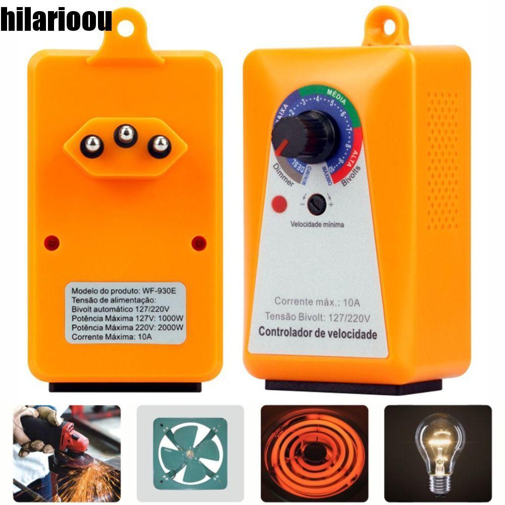 Roteador Elétrico HILARIOOU , Controlador De Velocidade Do Motor De Tensão Variável Com Display LED , Exaustor De Regula