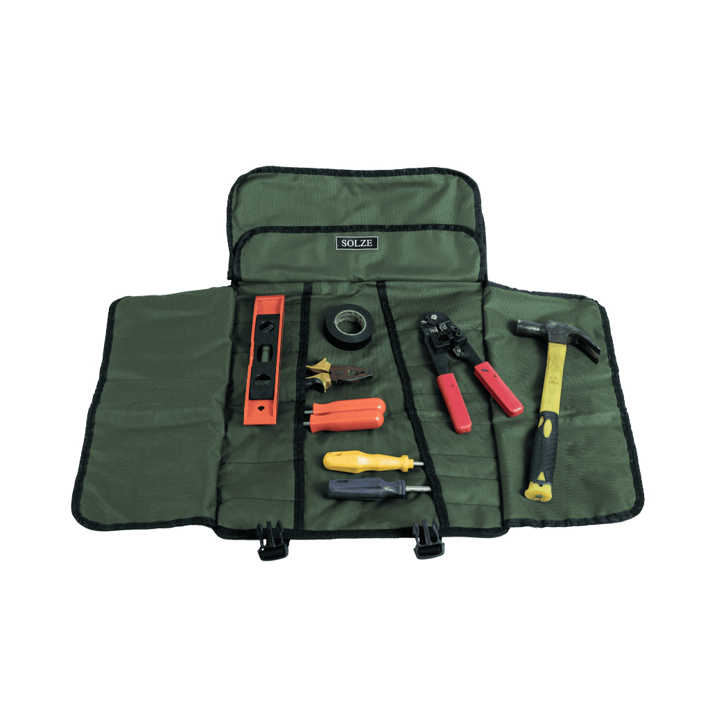 Solze Case Estojo para ferramentas dobrável flexível em lona com 16 bolsos exclusivo