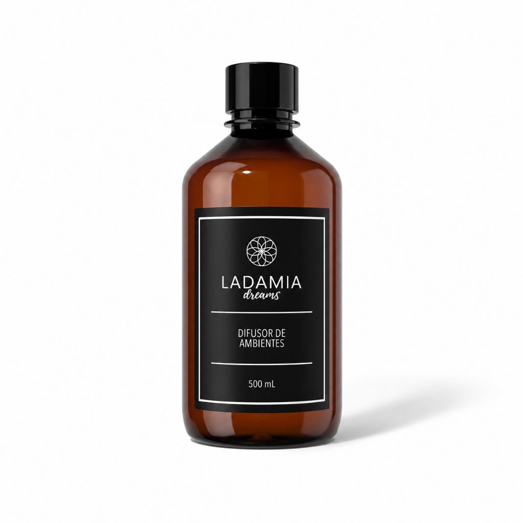 Difusor de Ambientes La Damia Dreams Premium 250ml e 500ml | Aromatizador Luxo com Varetas de Bamboo | Várias Fragrância