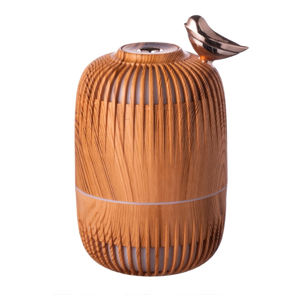 Umidificador de Ar Dream Bird USB 280ml com Luz LED Colorida e Difusor de Aroma