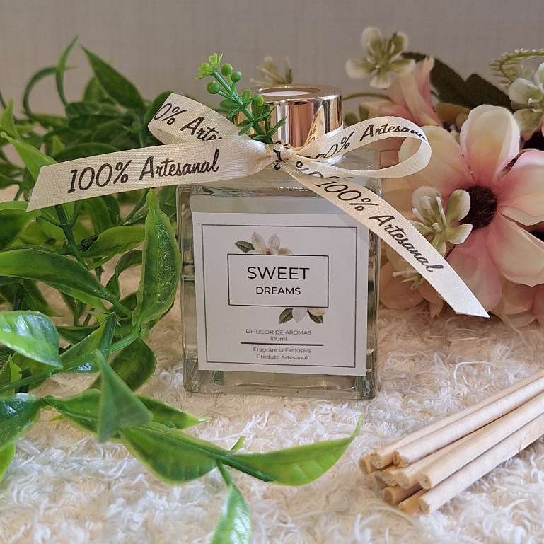 Difusor de Aromas - Sweet Dreams V! Vanilla Home - 100ml | Difusor Aromático de Ambientes - Varetas