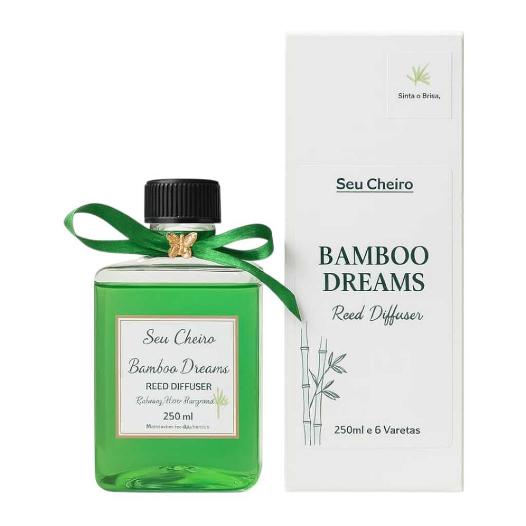 Presente Exclusivo: Difusor Bamboo Dreams | Peça Única, Essência Premium e Alta Durabilidade