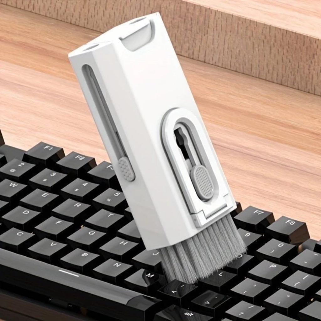 Kit Escovas de Limpeza Para Teclado Celular Notebook Fones e Eletrônicos