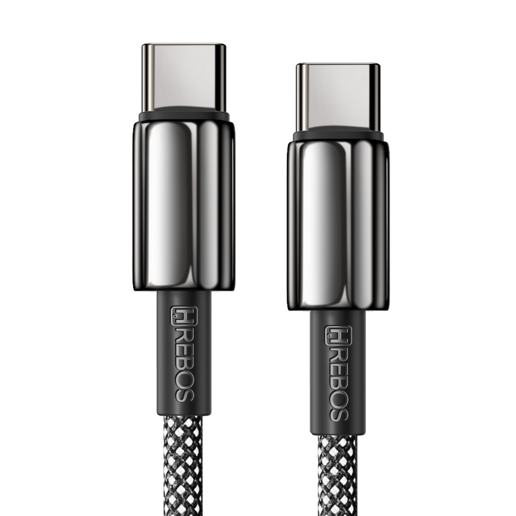 Cabo Usbc 2 Metros 100w Compatível Macbook Notebook Celular Reforçado
