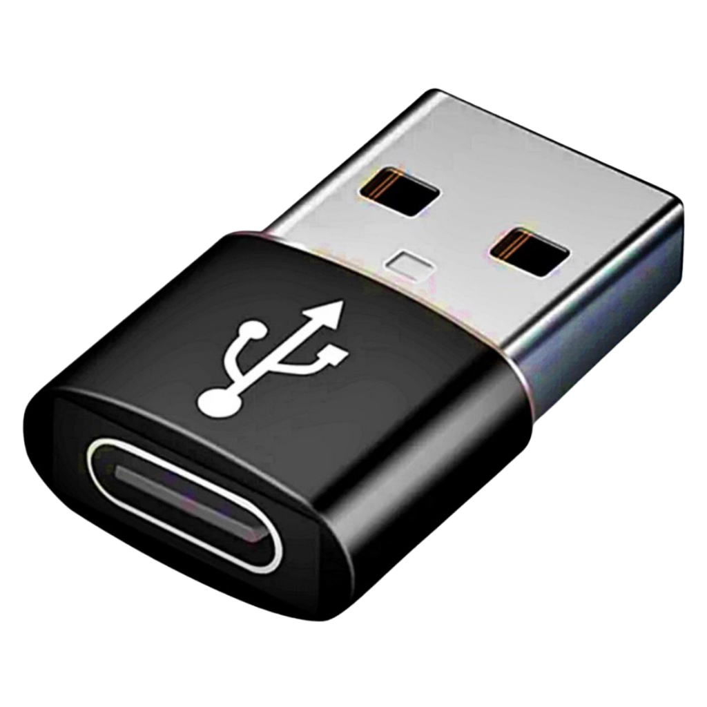 Adaptador USB Tipo C Fêmea Para USB Macho Conversor OTG Cabo Dados Pen Drive Notebook Celular