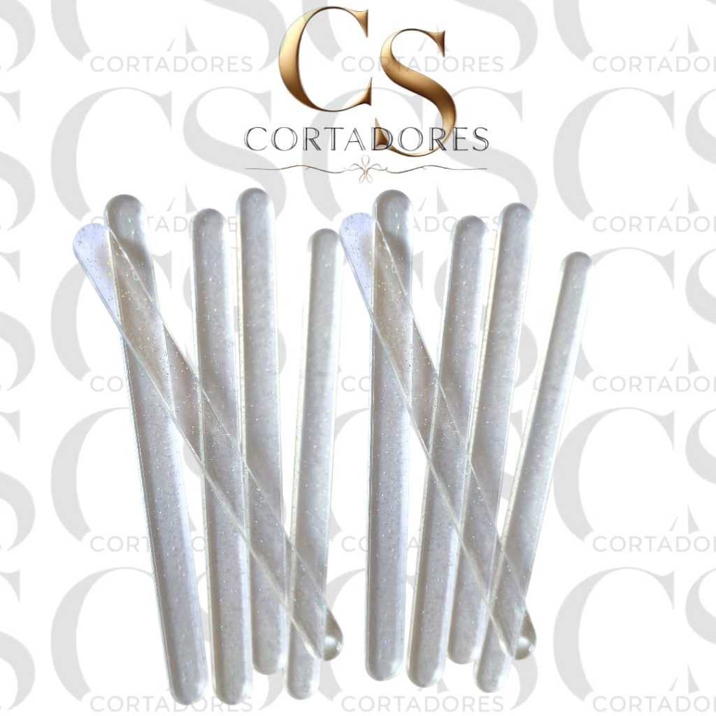 PALITO ACRÍLICO TRANSPARENTE GLITTER FURTA-COR – BRILHO IRRESISTÍVEL PARA SEUS DOCES E ARTESANATOS