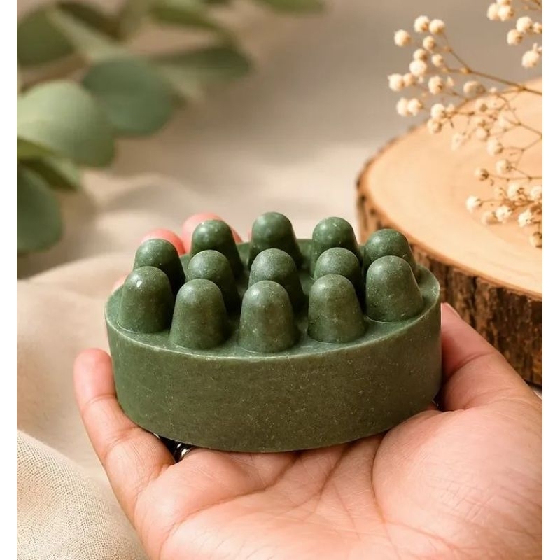 Sabonete Artesanal de Argila Verde com óleo de Melaleuca