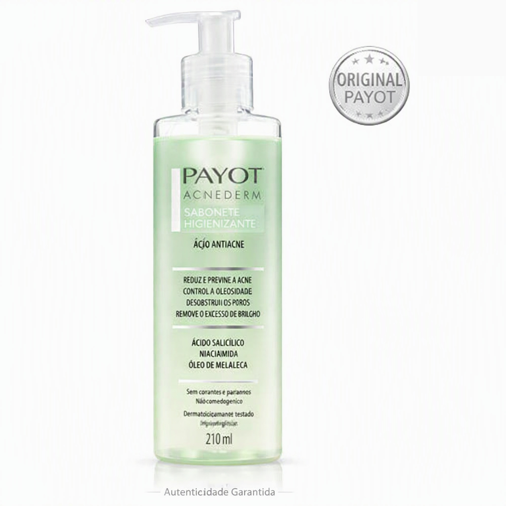 Sabonete Antiacne Payot Acnederm Niacinamida Ácido Salicílico Controle Oleosidade Melaleuca Original